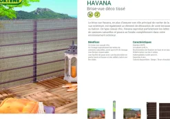 Brico Nortene Scherm Havana Beige 1X5M- Balkonschermen