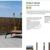Tuinhout|Brico Nortene Tuinscherm Fency Kastanjebruin 1X3M
