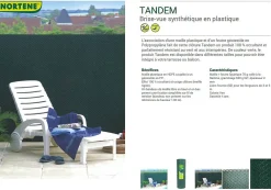Tuinhout|Brico Nortene Tuinscherm Plastic Groen 1X3M