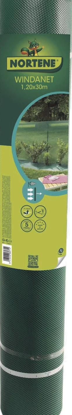 Tuinhout|Brico Nortene Zichtdoek Zichtbelemmering Windanet Groen 1X3M