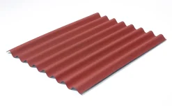 Golfplaten|Brico Onduline Golfplaat Easyline Rood Intens 76X100Cm