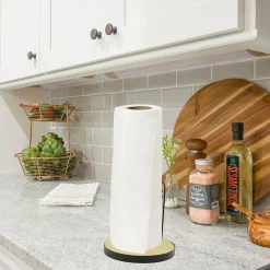 Keuken Accessoires|Brico Orange85 Keukenrolhouder Metaal Staand