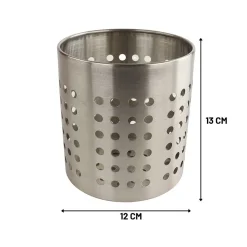 Keuken Accessoires|Brico Orange85 Spatelpot Keukengerei Houder Lepelpot Rvs