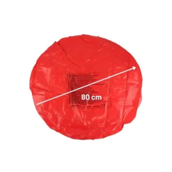 Brico Orange85 Watermat Met Fontein Waterspeelmat Rood 80Cm Kunststof- Waterspeelgoed