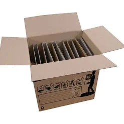 Verhuizen|Brico Pack & Move Doos Met Verdelen Voor Borden 50L