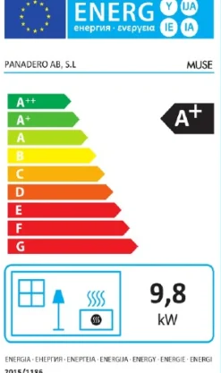 Brico Panadero Houtkachel Muse Ecodesign 9,8Kw