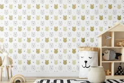 Brico Papierbehang Bee Winnie The Pooh- Behang Kinderkamer