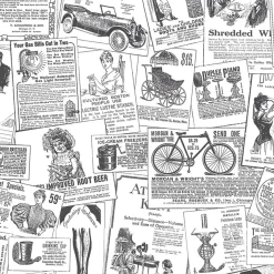 Brico Papierbehang Homestyle Bk32083 Zwart- Behangpapier