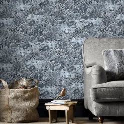 Brico Papierbehang Homestyle Fh37504 Blauw- Behangpapier
