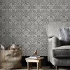 Brico Papierbehang Homestyle Fh37543 Antraciet- Behangpapier