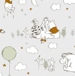 Brico Papierbehang Winnie The Pooh Up, Up And Away- Behang Kinderkamer