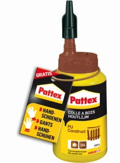 Brico Pattex Houtlijm Pu-Construct 250Gr- Lijm- & Kitpistolen