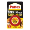 Brico Pattex Tape Geen Spijkers & Schroeven 1,5M 120Kg Binnen/Buiten- Dubbelzijdige Tape