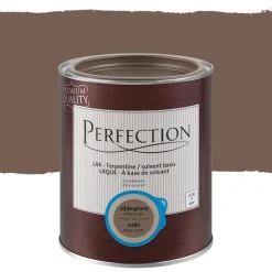 Brico Perfection Lak Ultradekkend Zijdeglans Terpentine Basis Deep Earth 750Ml- Lakken