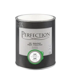 Brico Perfection Lak Ultradekkend Mat Zuiver Wit Ral 9010 750Ml- Lakken