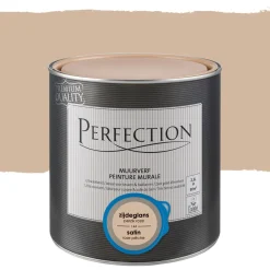 Brico Perfection Muurverf Ultradekkend Zijdeglans Perzik Roze 2,5L- Muurverf