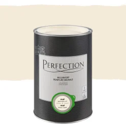 Brico Perfection Muurverf Ultradekkend Mat Gebroken Wit 1L- Muurverf
