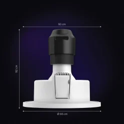Badkamerverlichting|Brico Philips Hue Inbouwspot Xamento Chroom 9,3Cm Gu10 5,7W 3 Stuks