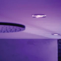 Badkamerverlichting|Brico Philips Hue Inbouwspot Xamento Chroom 9,3Cm Gu10 5,7W 3 Stuks