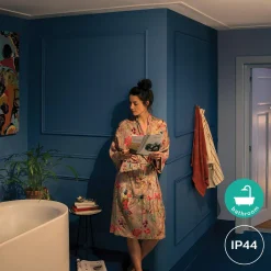 Badkamerverlichting|Brico Philips Hue Inbouwspot Xamento Chroom 9,3Cm Gu10 5,7W 3 Stuks