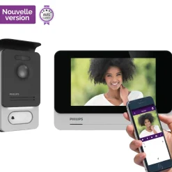 Brico Philips Videointercom Welcomeeye Connect2 Touchscreen 130° Kijkhoek- Deurbellen