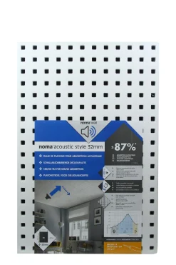 Wandisolatie|Brico Plafondtegel Noma Acoustic Style Polystyreen 58,5X39X3,2Cm 4St