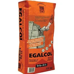 Mortel|Brico Ptb-Compaktuna Mortel 'Egalcol' Grijs 25 Kg