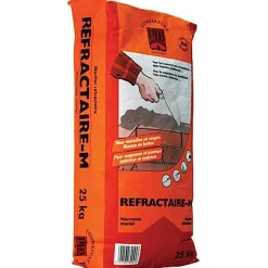 Mortel|Brico Ptb-Compaktuna Vuurvaste Mortel 25 Kg