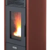 Brico Qlima Pelletkachel Viola 85 S-Line Rood