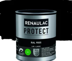 Brico Renaulac Lak Protect Ral9005 Mat 750Ml- Lakken