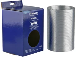 Luchtafvoer|Brico Renson Flexibele Buis Semidec Aluminium 1500Mm O125Mm