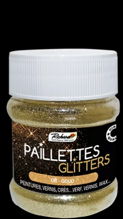 Brico Richard Glitters Goud 80G- Decoratieve Verf