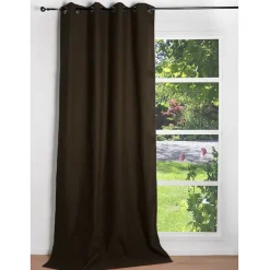 Brico Rideau Helsinki Occultant Cafe Brun 140X260Cm- Gordijnen