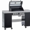 Brico Rosle Gasbarbecue Videro G4-Sl 30Mbar 154X60X118Cm- Gasbarbecue