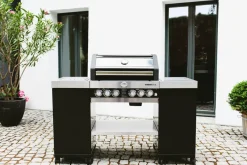 Brico Rosle Gasbarbecue Videro G4-Sl 30Mbar 154X60X118Cm- Gasbarbecue