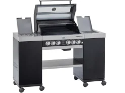 Brico Rosle Gasbarbecue Videro G4-Sl 30Mbar 154X60X118Cm- Gasbarbecue