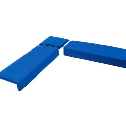 Brico Rubber Rand Opsluitband L-Vormig - 100X40X14,5 Cm - Blauw- Opsluitbanden & Boordstenen