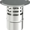 Brico Saninstal Regenkap Voor Pelletkachel Rvs O80Mm
