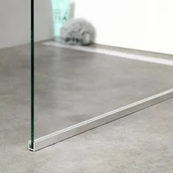 Douchedeuren|Brico Sealskin I Am Vloerprofiel 150Cm Chroom
