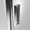 Douchedeuren|Brico Sealskin Inc. Draaideur In Nis 90X200Cm | 8Mm Helder Veiligheidsglas Met Antikalklaag Zilver Hoogglans