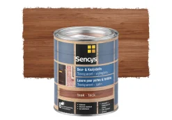 Brico Sencys Beits Ramen En Deuren Semi-Transparant Zijdeglans Donker Eiken 0,75L- Beits