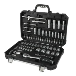 Gereedschapsets|Brico Sencys Dopsleutelset – 74 Stuks