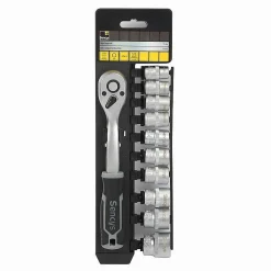 Gereedschapsets|Brico Sencys Dopsleutelset – 11 Stuks