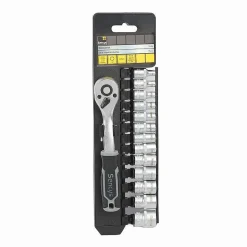 Gereedschapsets|Brico Sencys Dopsleutelset – 14 Stuks