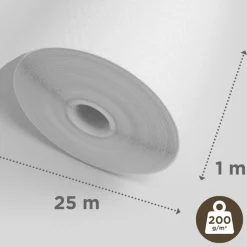 Brico Sencys Glasweefselbehang Ruit 25M 200 Gram- Glasvezelbehang