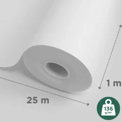 Brico Sencys Glasweefselbehang Ruit Klein 25M 136 Gram- Glasvezelbehang