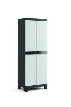 Meubelen|Brico Sencys Hoge Kast Donkergrijs 45X65X185Cm