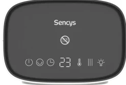 Brico Sencys Keramische Verwarming Ptc Digitaal 2000W Wit