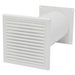 Luchtafvoer|Brico Sencys Muurdoorvoerset O125Mm 280-480Mm Kunststof