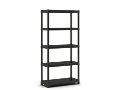 Opbergrekken|Brico Sencys Opbergrek Pvc Zwart 40 X 90 X 182 Cm